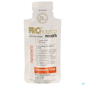 Prosource nocarb myrtille 15g protein  sach 1x30ml