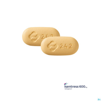 Isentress 600 mg comp enrobe  60