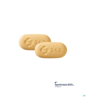 Isentress 600 mg comp enrobe  60