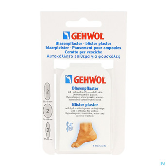 Gehwol pansement ampoule assorti 2x3 consulta