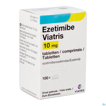 Ezetimibe viatris 10mg comp 100
