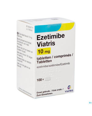 Ezetimibe viatris 10mg comp 100