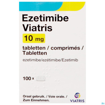 Ezetimibe viatris 10mg comp 100