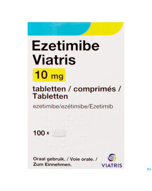 Ezetimibe viatris 10mg comp 100