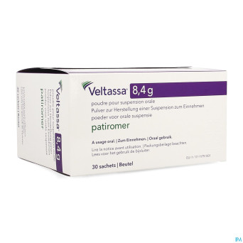 Veltassa   8,4g pdr pour susp buvable sach 30