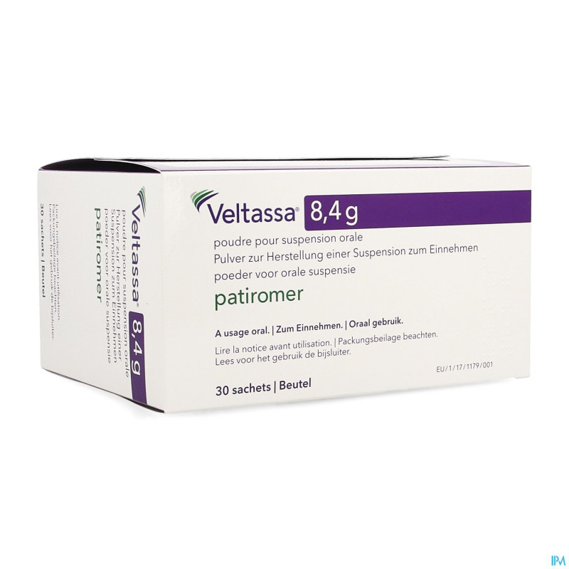 Veltassa   8,4g pdr pour susp buvable sach 30
