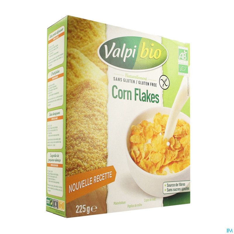 Valpi bio corn flakes sans gluten    225g revogan