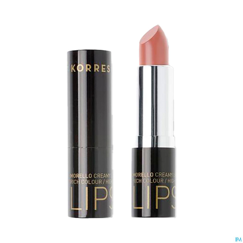 Korres km lipstick morello 04 honey nude