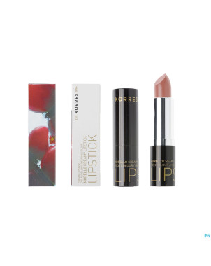 Korres km lipstick morello 04 honey nude