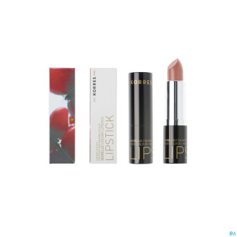 Korres km lipstick morello 04 honey nude