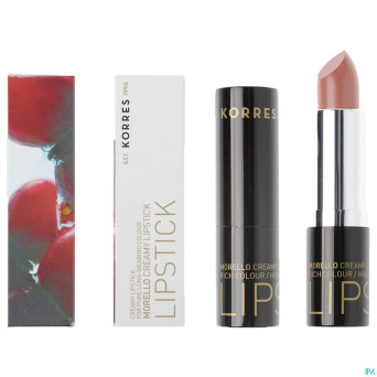 Korres km lipstick morello 04 honey nude