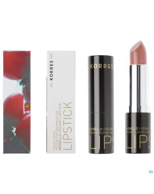 Korres km lipstick morello 04 honey nude