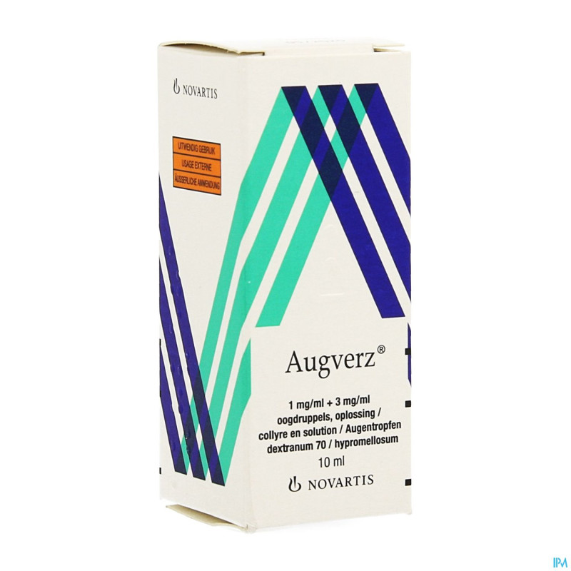 Augverz 1mg/ml + 3mg/ml collyre sol 1 x 10ml