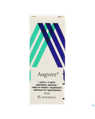 Augverz 1mg/ml + 3mg/ml collyre sol 1 x 10ml