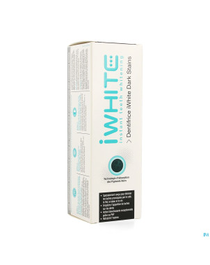 Iwhite dentifrice dark stains    tube 75ml
