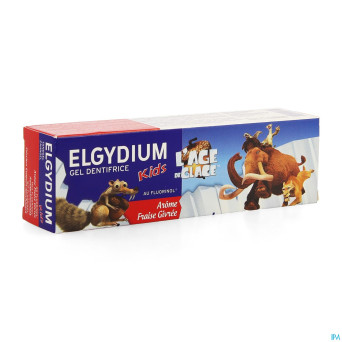 Elgydium kids dentifr. fraise ice age 2-6ans  50ml