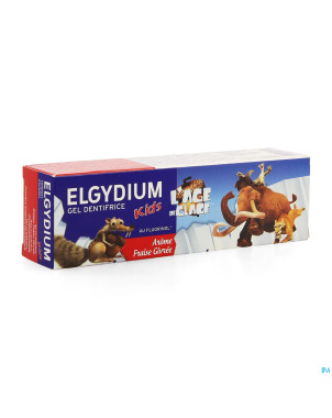 Elgydium kids dentifr. fraise ice age 2-6ans  50ml