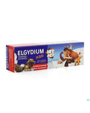 Elgydium kids dentifr. fraise ice age 2-6ans  50ml