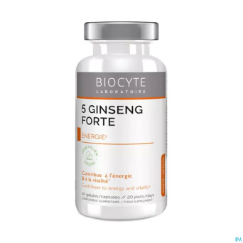 Biocyte 5 ginseng forte    caps 40