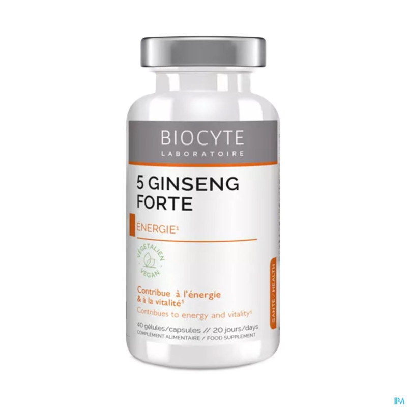 Biocyte 5 ginseng forte    caps 40