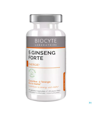 Biocyte 5 ginseng forte    caps 40