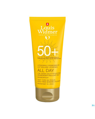 Widmer sun all day 50 parf    tube 100ml