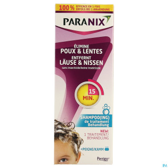 Paranix shampooing traitant 200ml + peigne