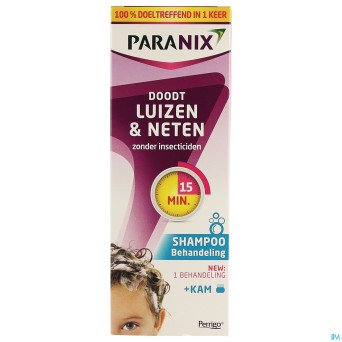Paranix shampooing traitant 200ml + peigne