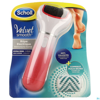 Scholl velvet smooth rape electr.+gommage ps rose