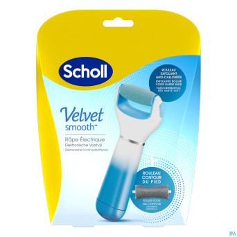 Scholl velvet smooth rape electr.+gommage ps bleu