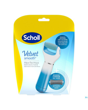 Scholl velvet smooth rape electr.+gommage ps bleu