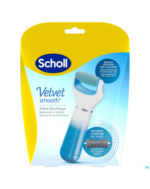 Scholl velvet smooth rape electr.+gommage ps bleu