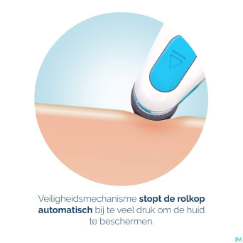 Scholl velvet smooth rape electr.+gommage ps bleu