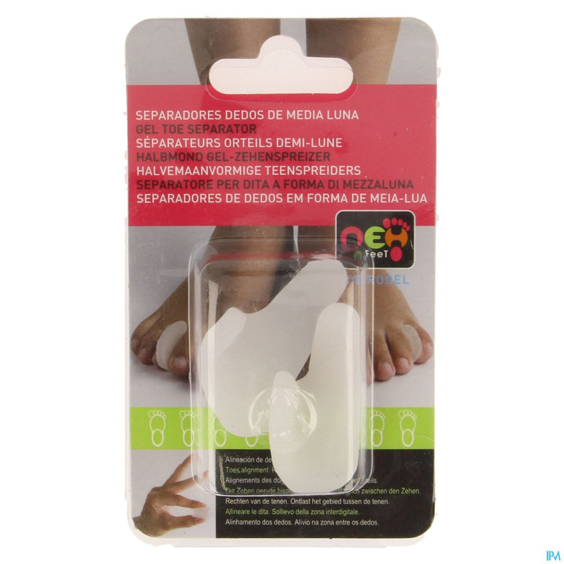 Neh separateurs orteils demi-lune 39/42