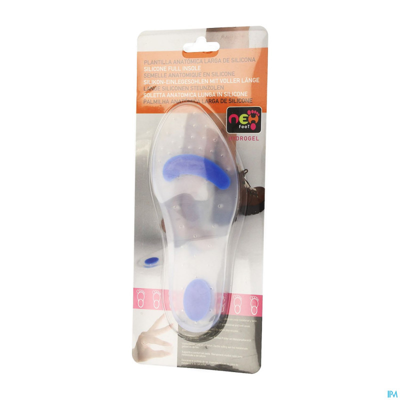 Neh semelle anatomique large silicone 35/36 1paire