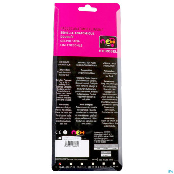 Neh semelle anatomique doublee 35/36 1 paire