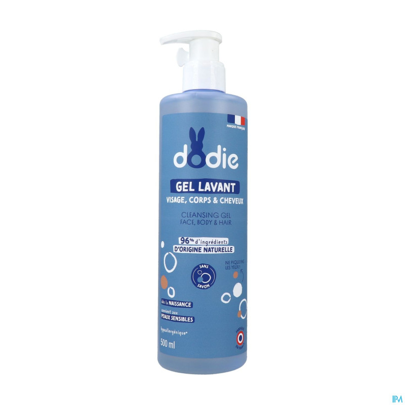 Dodie gel nettoyant 3en1    500ml