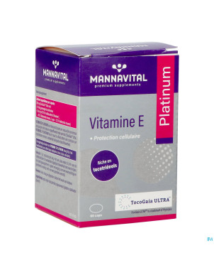 Mannavital vitamine e    caps 60