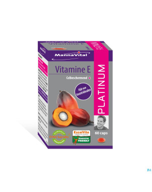 Mannavital vitamine e    caps 60