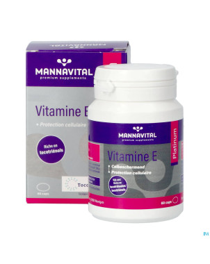 Mannavital vitamine e    caps 60