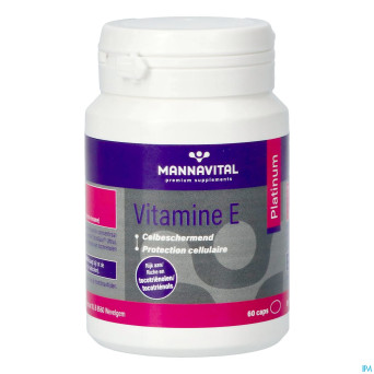 Mannavital vitamine e    caps 60