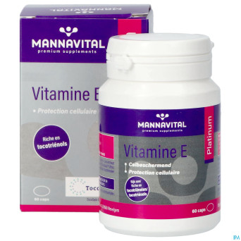 Mannavital vitamine e    caps 60