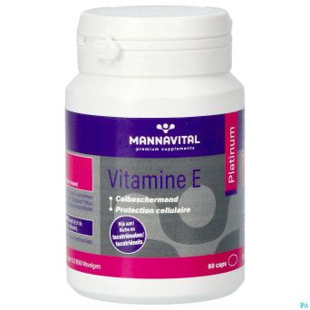 Mannavital vitamine e    caps 60