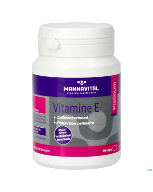Mannavital vitamine e    caps 60