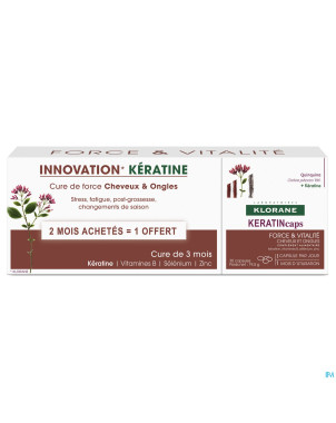 Klorane capil. keratin    caps 3x30