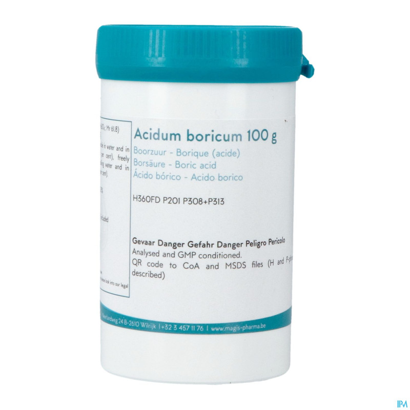 Acide borique pdr 100g magis