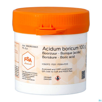 Acide borique pdr 100g magis