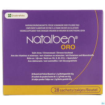 Natalben oro    sachet 28