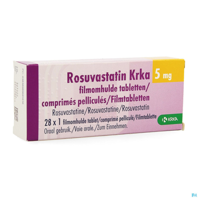 Rosuvastatin hcs  5mg    comp pell  28 x  5mg
