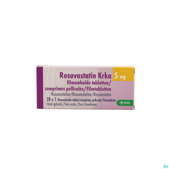 Rosuvastatin hcs  5mg    comp pell  28 x  5mg